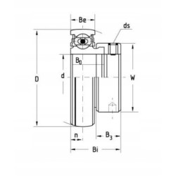 FD204 Łożysko samonastawne typu FD 20mm FD 204