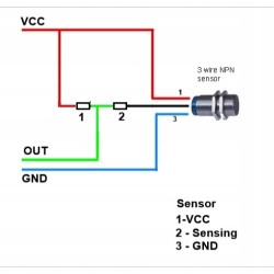 Czujnik zbliżeniowy LJ12A3-4-Z/AY PNP NC 6-36V 4mm