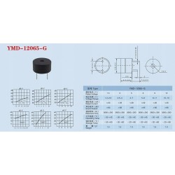 Buzzer z bez generatora 5V 12065G