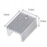 Radiator alu TO220 gwint 15x10x16mm x 5sztuk