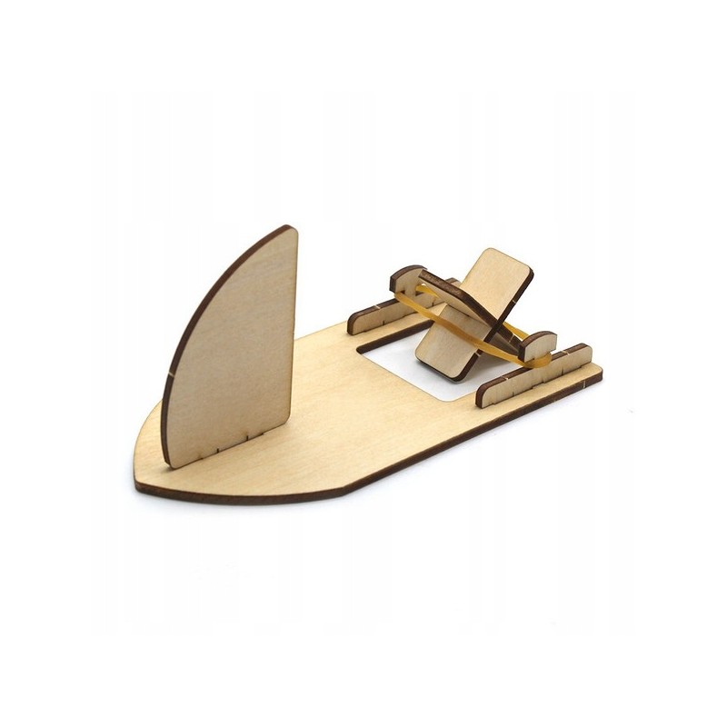 Statek na gumkę DIY EDU