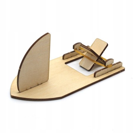 Statek na gumkę DIY EDU