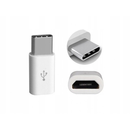 Adapter przejściówka micro USB na USB C 3.1 Typ C
