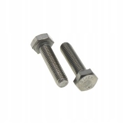 M6x25 Śruba nierdzewna A2 sześciokątna DIN 933 x10
