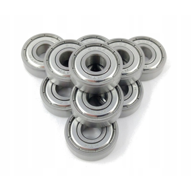 10x Łożysko kulkowe 606 ZZ | 6x17x6 mm (10 sztuk)