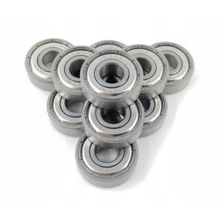 10x Łożysko kulkowe 606 ZZ | 6x17x6 mm (10 sztuk)