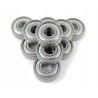 10x Łożysko kulkowe 606 ZZ | 6x17x6 mm (10 sztuk)