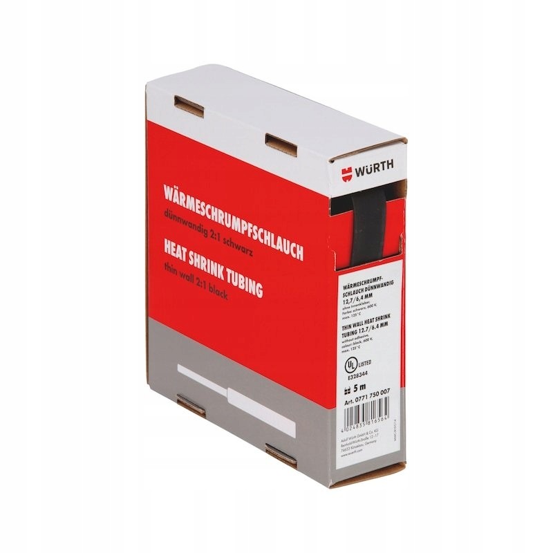 Wurth Cienkościenna koszulka termokurczliwa na szpuli 4,8 mm x 10 metrów