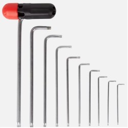 Klucze trzpieniowe TORX T9-T50 11ele WERCKMANN