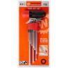 Klucze trzpieniowe TORX T9-T50 11ele WERCKMANN