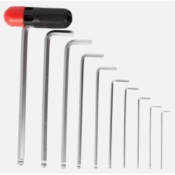 Klucze trzpieniowe imbusowe 1,5-10,0 z kulką 11elementów