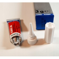 Klej cyjanoakrylowy Wurth Klebfix Gel 3g | 0893403