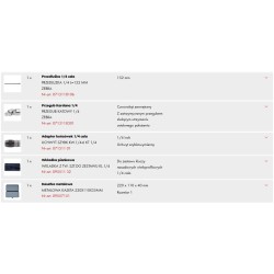 Wurth Zestaw klucz nasadowych wieloprofilowych 1/4″ 33 sztuki (096511032)