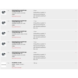 Wurth Zestaw klucz nasadowych wieloprofilowych 1/4″ 33 sztuki (096511032)