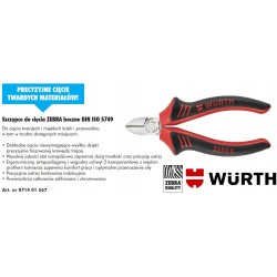 WURTH Szczypce do cięcia boczne 160 mm