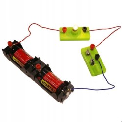 Koszyczek na akumulator - do doświadczeń i budowy obwodów elektrycznych