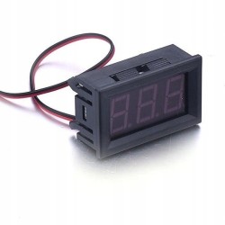 Miernik woltomierz cyfrowy mini 70V - 500V AC- CZERWONY