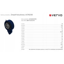 UCFB208 oprawa łożyskowa zespół łożyskowy 40mm x1 sztuka