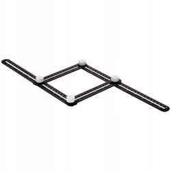 Linijka wielokątowa aluminiowa - 4 kąty Werckmann