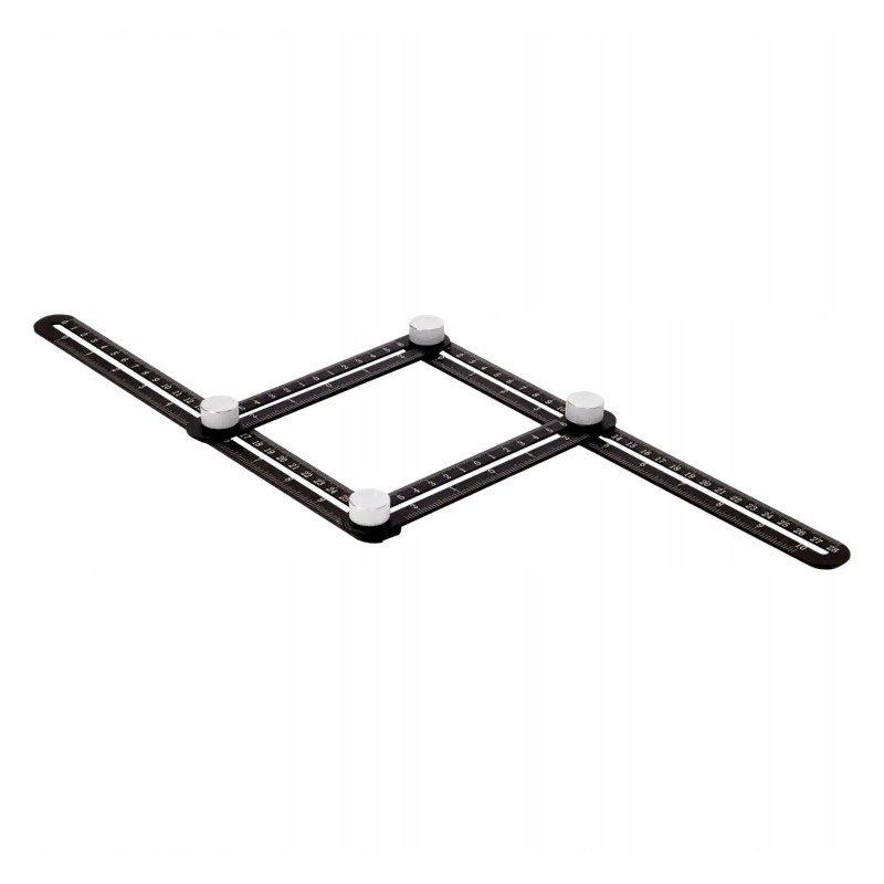 Linijka wielokątowa aluminiowa - 4 kąty Werckmann