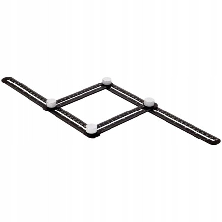 Linijka wielokątowa aluminiowa - 4 kąty Werckmann