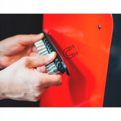 Wurth Aluminiowa listwa magnetyczna 1/4 " uchwyt na 12 sztuk | 0713114001