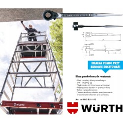 Wurth Klucz z grzechotką do rusztowań (0713851192)