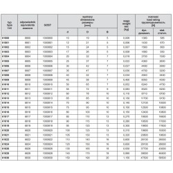 Łożysko kulkowe nierdzewne SS 6905 RS 2RS 25x42x9mm | SS 61905 2RS