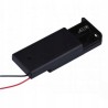 Koszyk na baterie 2xAA (R6 1.5V) z wyłącznikiem i przewodami
