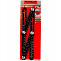 Linijka wielokątowa aluminiowa - 4 kąty Werckmann