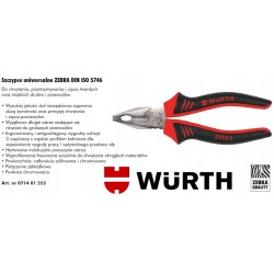 Wurth Szczypce uniwersalne ZEBRA DIN ISO 5746 (071401555)