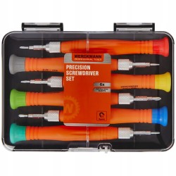 Zestaw precyzyjnych śrubokrętów Werckmann 6 elementów