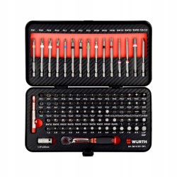 Wurth Zestaw bitów uniwersalnych C i E 1/4" 91 elementów (0614251091)