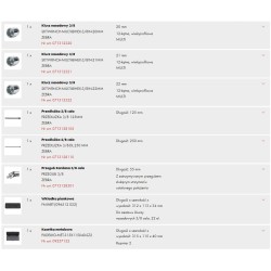 Wurth Zestaw kluczy nasadowych z grzechotką 3/8", 22 elementy (096512022)
