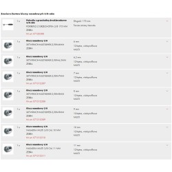 Wurth Zestaw kluczy nasadowych z grzechotką 3/8", 22 elementy (096512022)