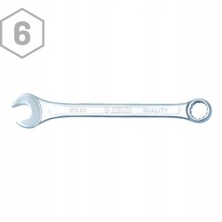 Klucz płasko oczkowy krótki 6 SW6 Wurth Zebra