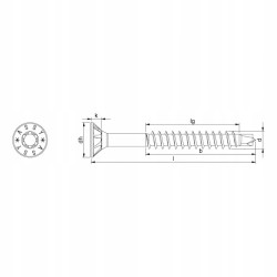 Wurth WKRĘT SPECJALNY ASSY 4 CSMP 4x60/35 x500 sztuk
