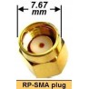 Przejście Proste adapter SMA plug na SMA Jack sztuk 1