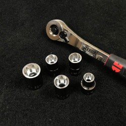 Wurth Pokrętło z grzechotką dwukierunkowe 1/2 cala