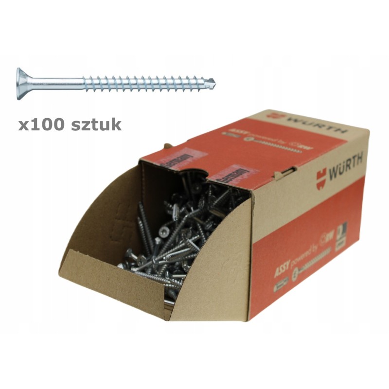 Wkręt szafkowy ASSY plus 4 CSMP special 4x35/23 x100 sztuk