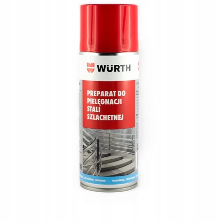 Preparat do pielęgnacji stali szlachetnej / nierdzewnej Wurth 400ml spray