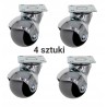 Koło meblowe kula 40mm z płytką BP40TPR x4 sztuki