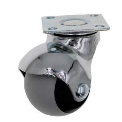 Koło meblowe kula 40mm z płytką BP40TPR x1 sztuka