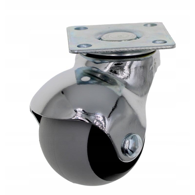Koło meblowe kula 40mm z płytką BP40TPR x1 sztuka