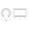 Łożysko liniowe otwarte LME20 OP LME20-OP LME20-OP