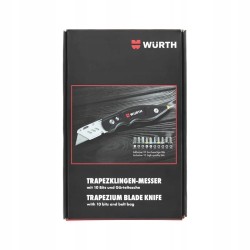 Zestaw nóż + bity 10 sztuk zestaw prezentowy Wurth