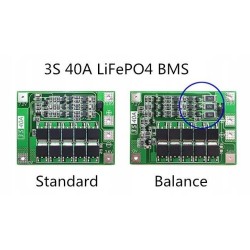 Ładowarka 18650 BMS BALANCE 3S 12,6V 40A