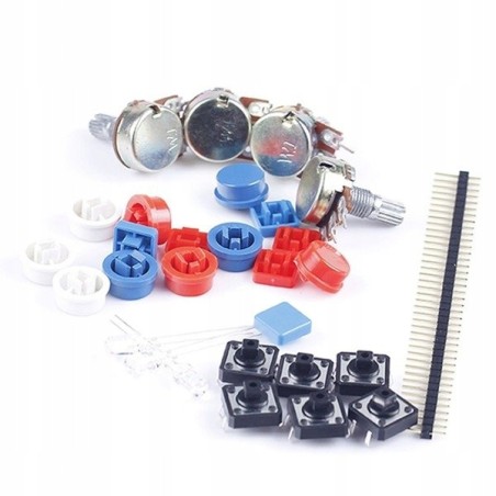 Zestaw elementów biernych do Arduino 220 sztuk