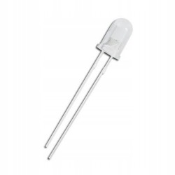 10x dioda LED 3mm żółta jasna clear 20mA