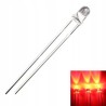 10x dioda LED 3mm czerwona jasna clear 20mA